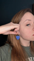 I'm ok polymer clay earrings, for pierced ears by My Store