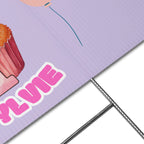 Bon anniversaire first birthday Yard sign by La Vie Bien