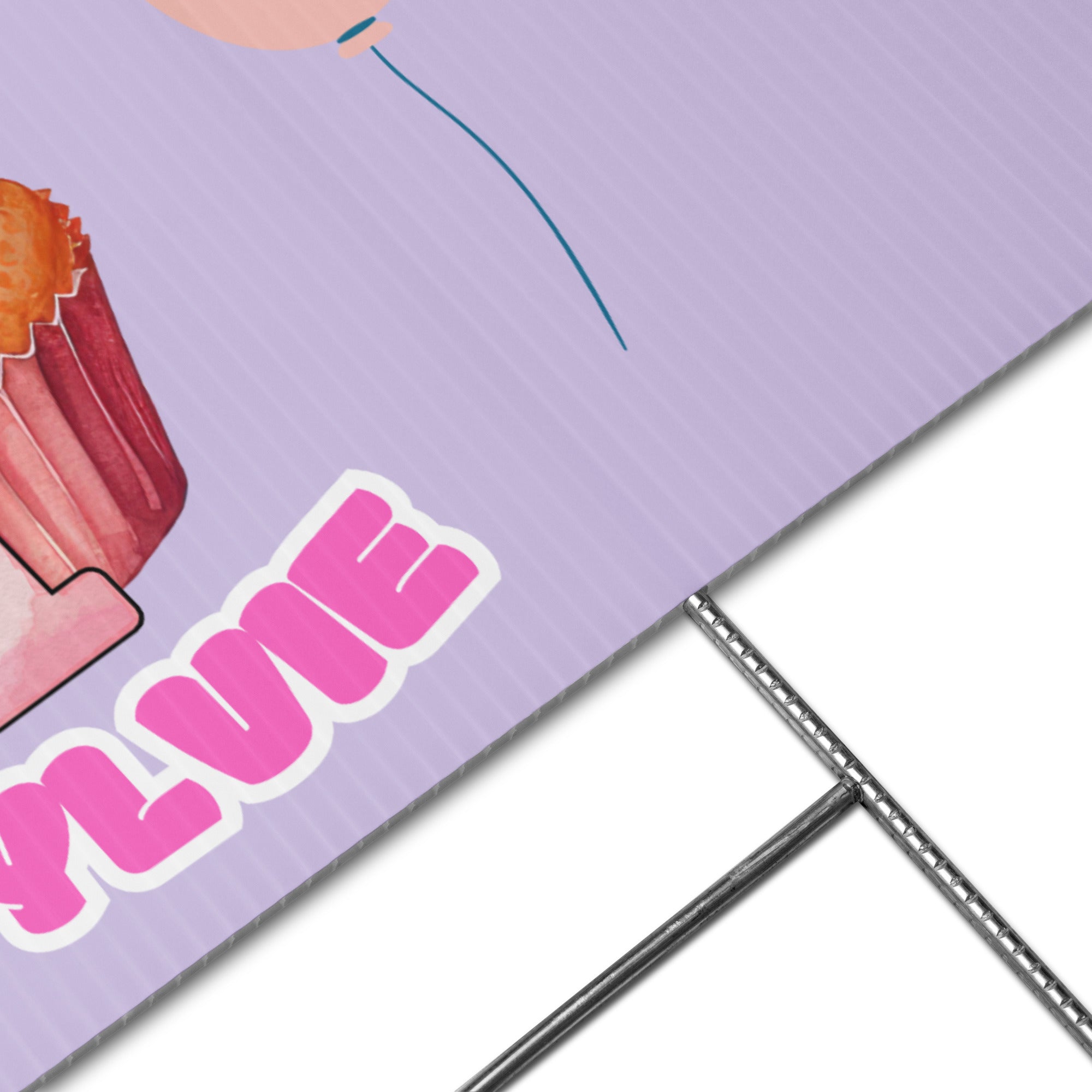 Bon anniversaire first birthday Yard sign