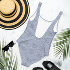Purple floral One-Piece Swimsuit by La Vie Bien