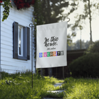 In this house, we value DIVERSITY Garden flag by La Vie Bien