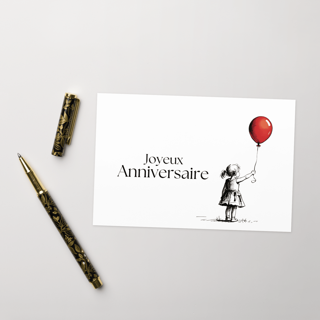 Joyeux anniversaire Greeting card