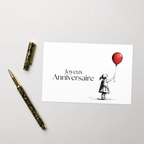 Joyeux anniversaire Greeting card by La Vie Bien