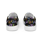 Women’s musical madness slip-on canvas shoes by La Vie Bien