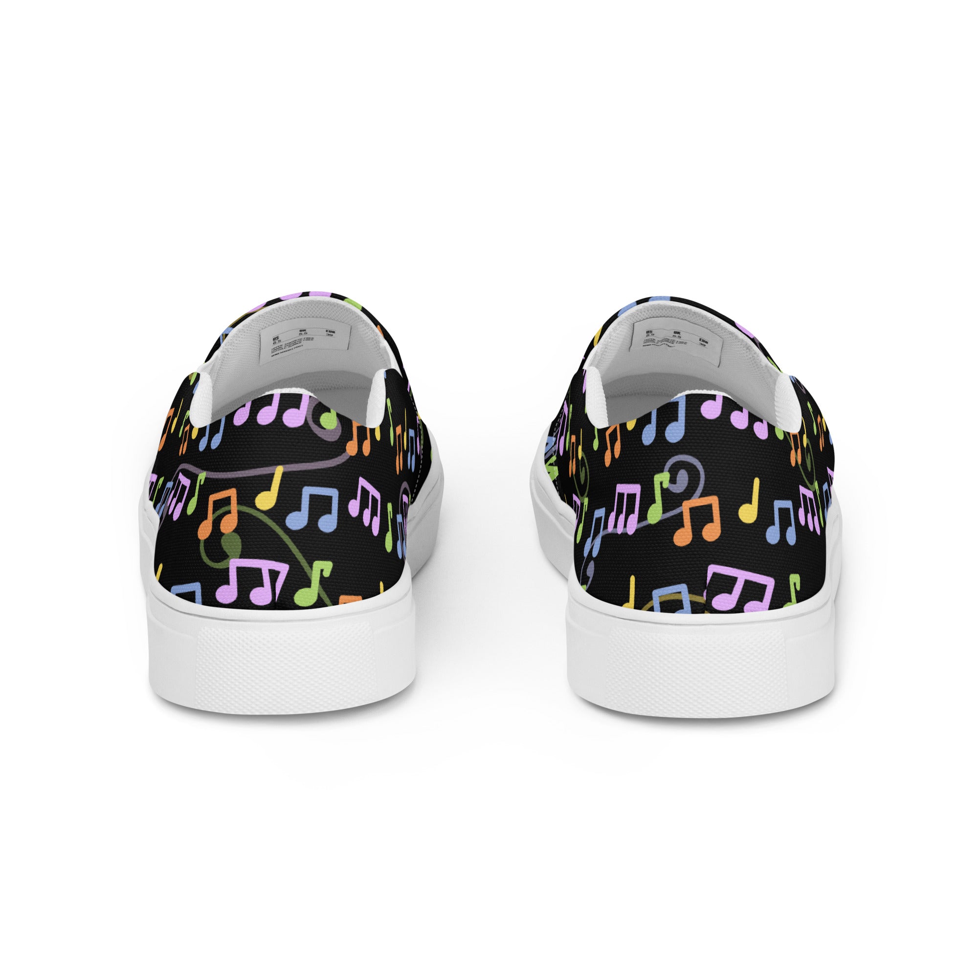 Women’s musical madness slip - on canvas shoes