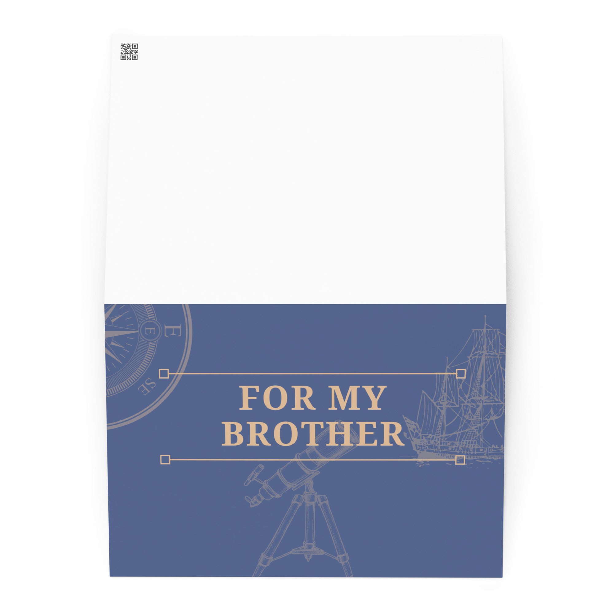 For my brother Greeting card