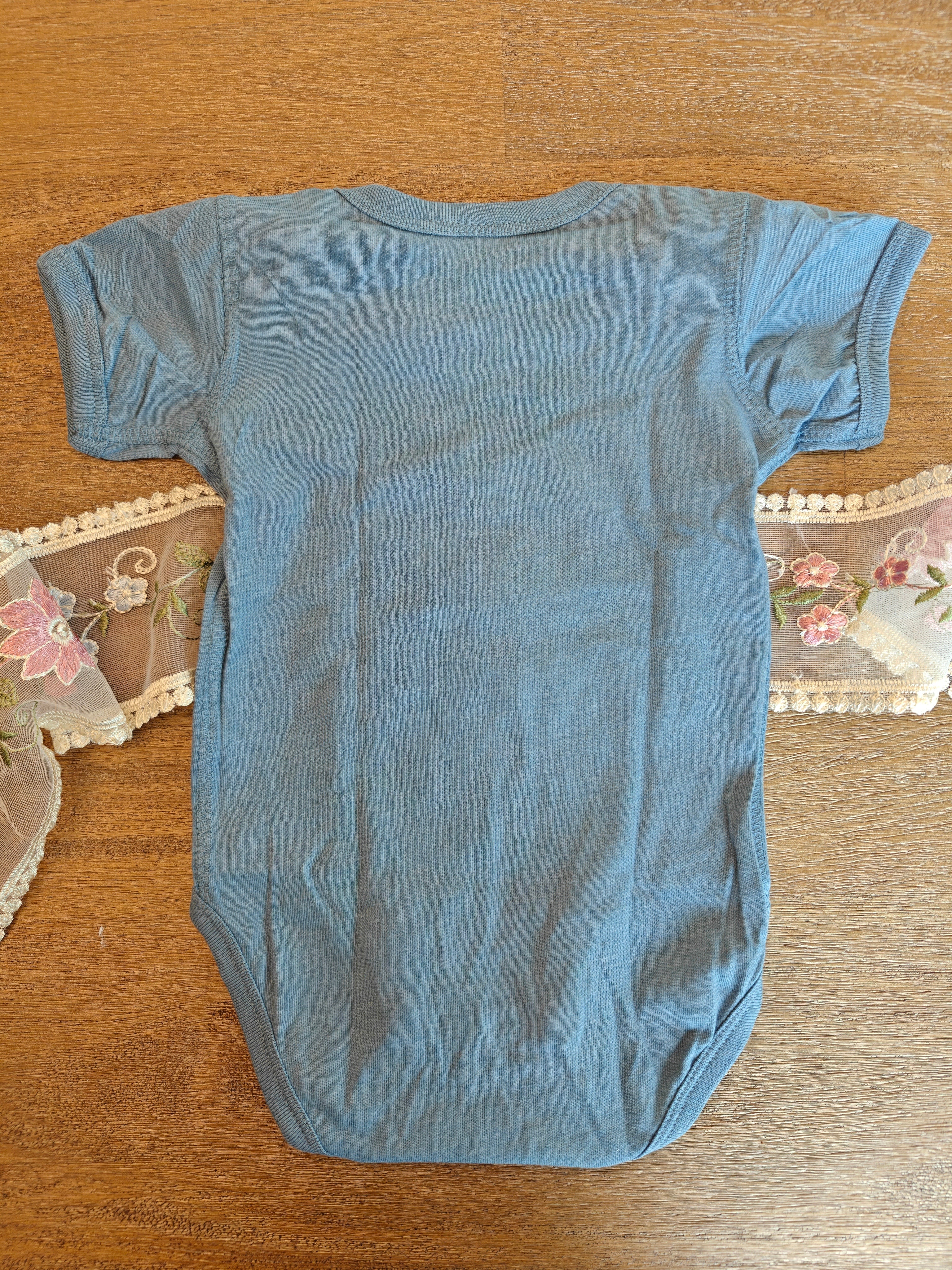 Korean 아가 embroidered Aga (baby/little one) Baby jersey bodysuit