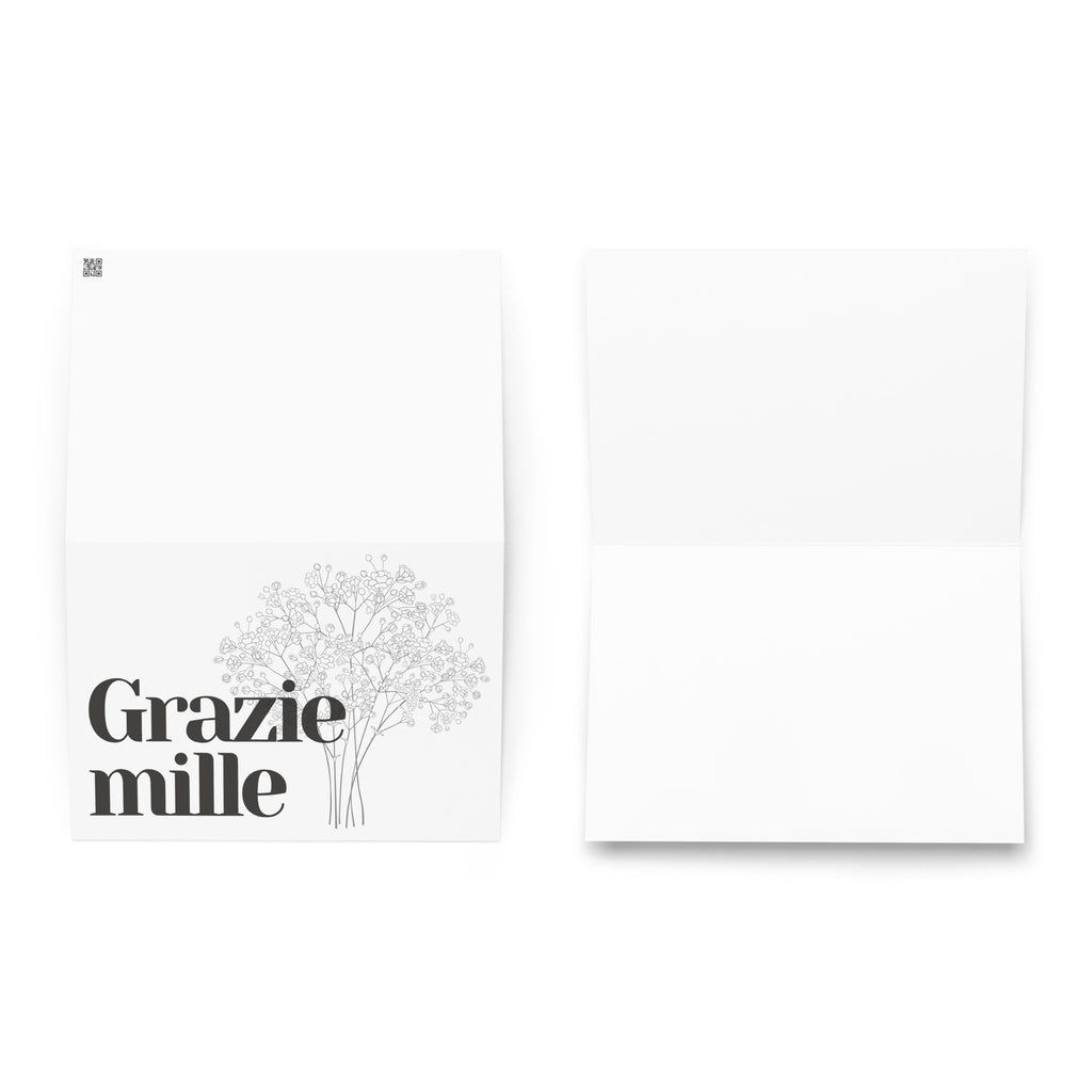 Grazie mille Greeting card