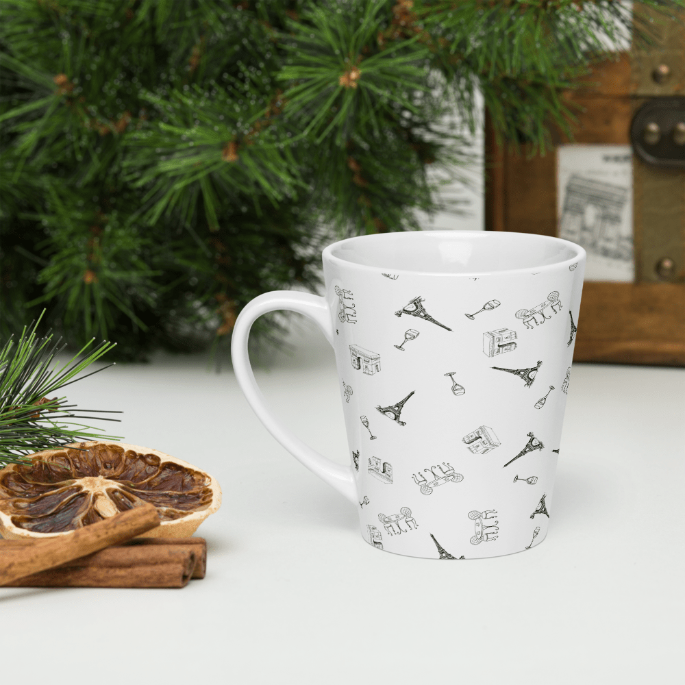 Parisian vibes Latte mug