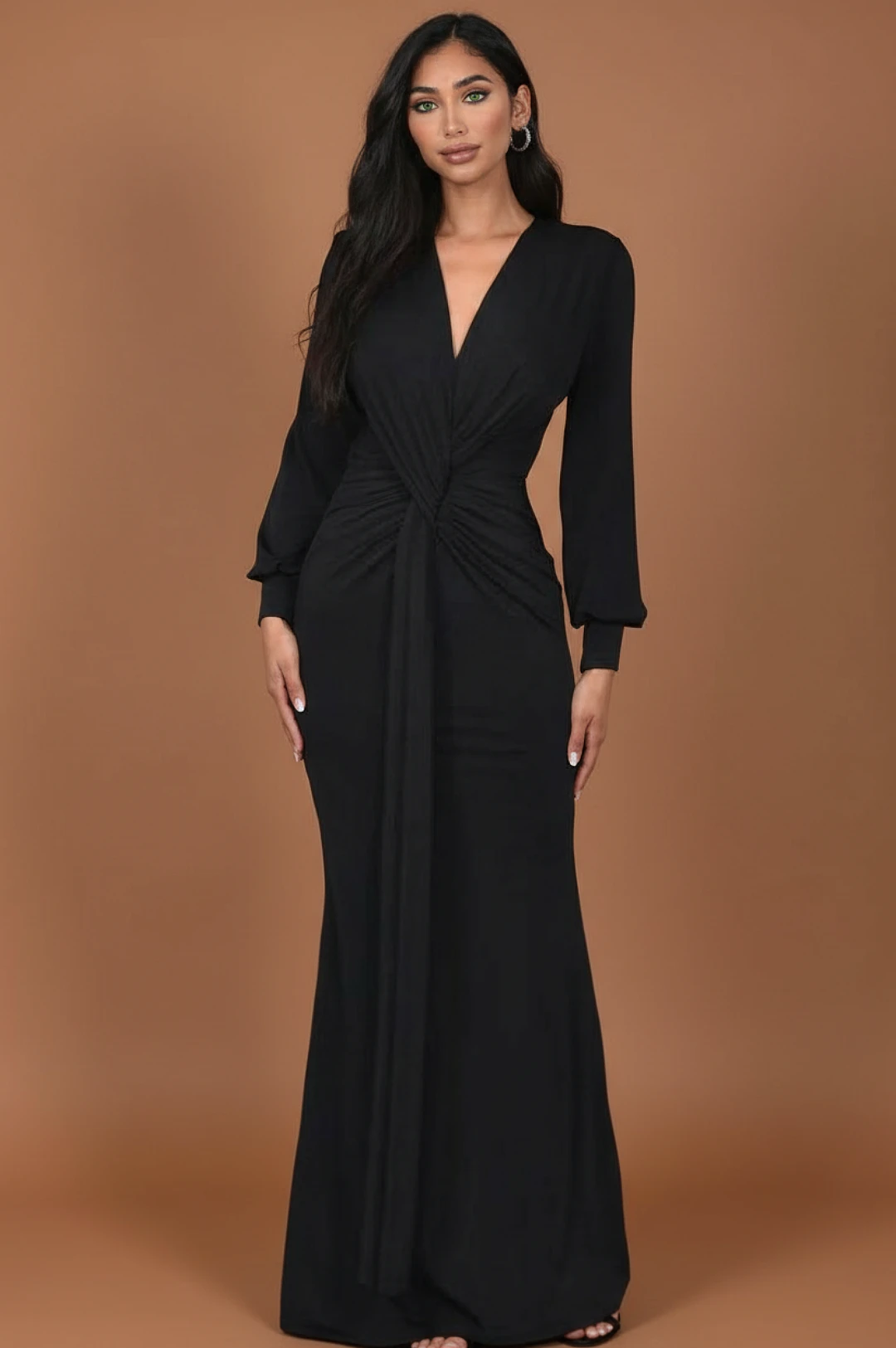 Beautiful Black Long Dress by Social Butterfly Collection