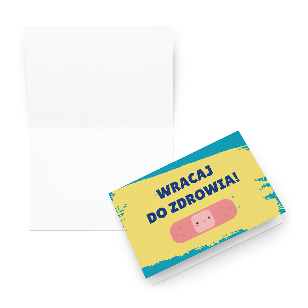 Wracaj do zdrowia Polish get well soon Greeting card - La Vie Bien - Card for child - Card for polish