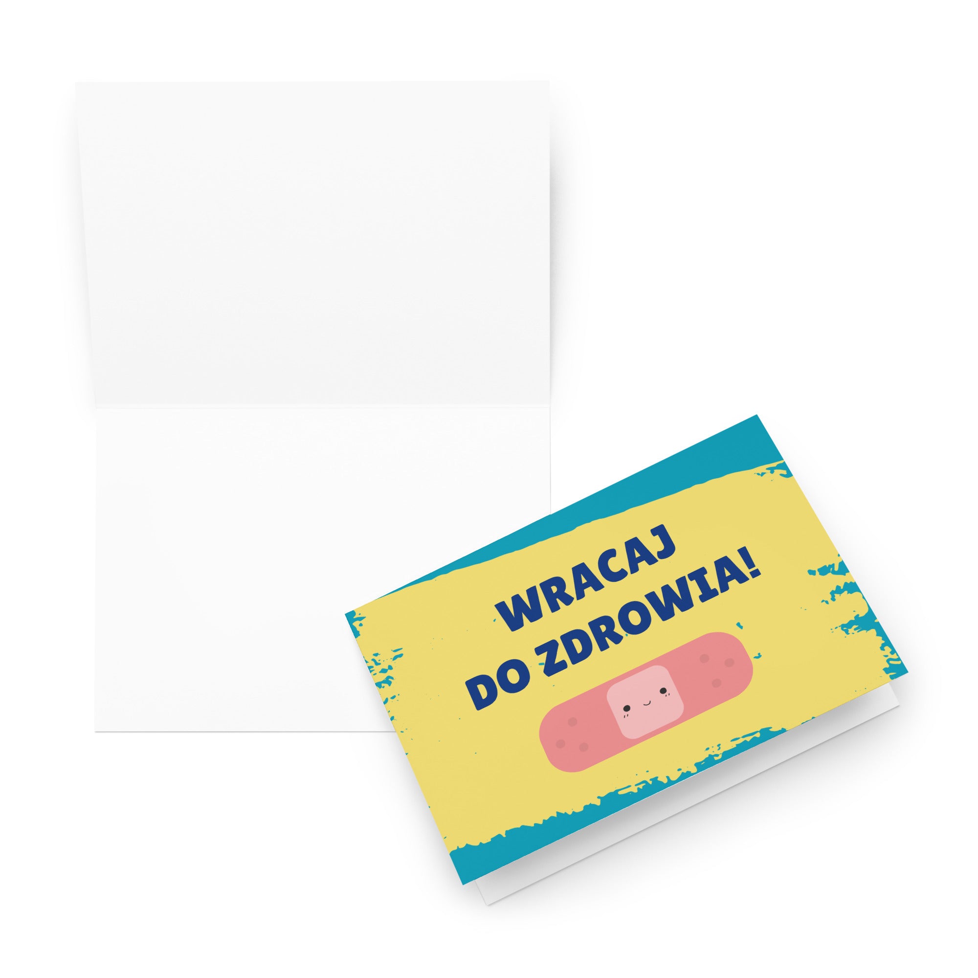Wracaj do zdrowia Polish get well soon Greeting card - La Vie Bien - Card for child - Card for polish