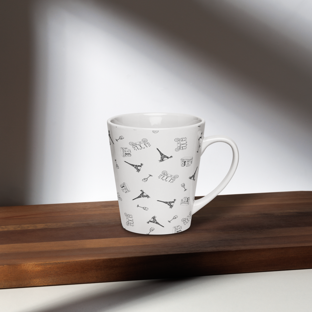 Parisian vibes Latte mug