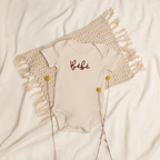 Bébé embroidered Organic cotton baby one piece by La Vie Bien