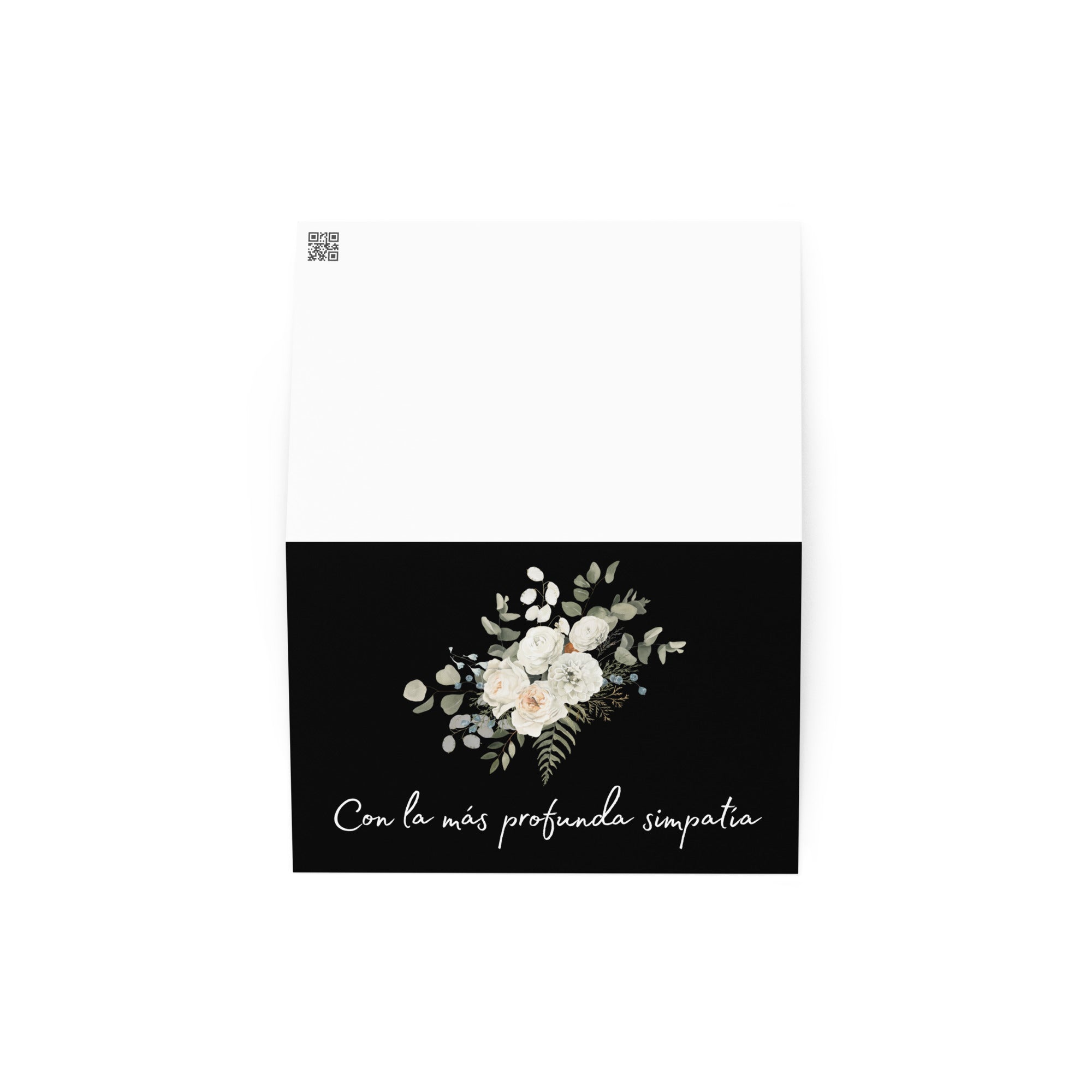 Con la más profundo simpatia Spanish sympathy card - La Vie Bien - Card for grief - Card for loss of family