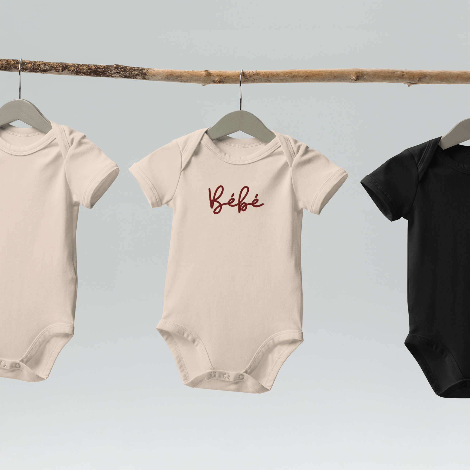Bébé embroidered Organic cotton baby one piece