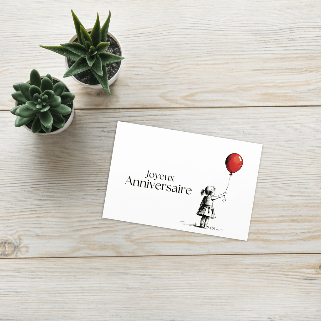 Joyeux anniversaire Greeting card