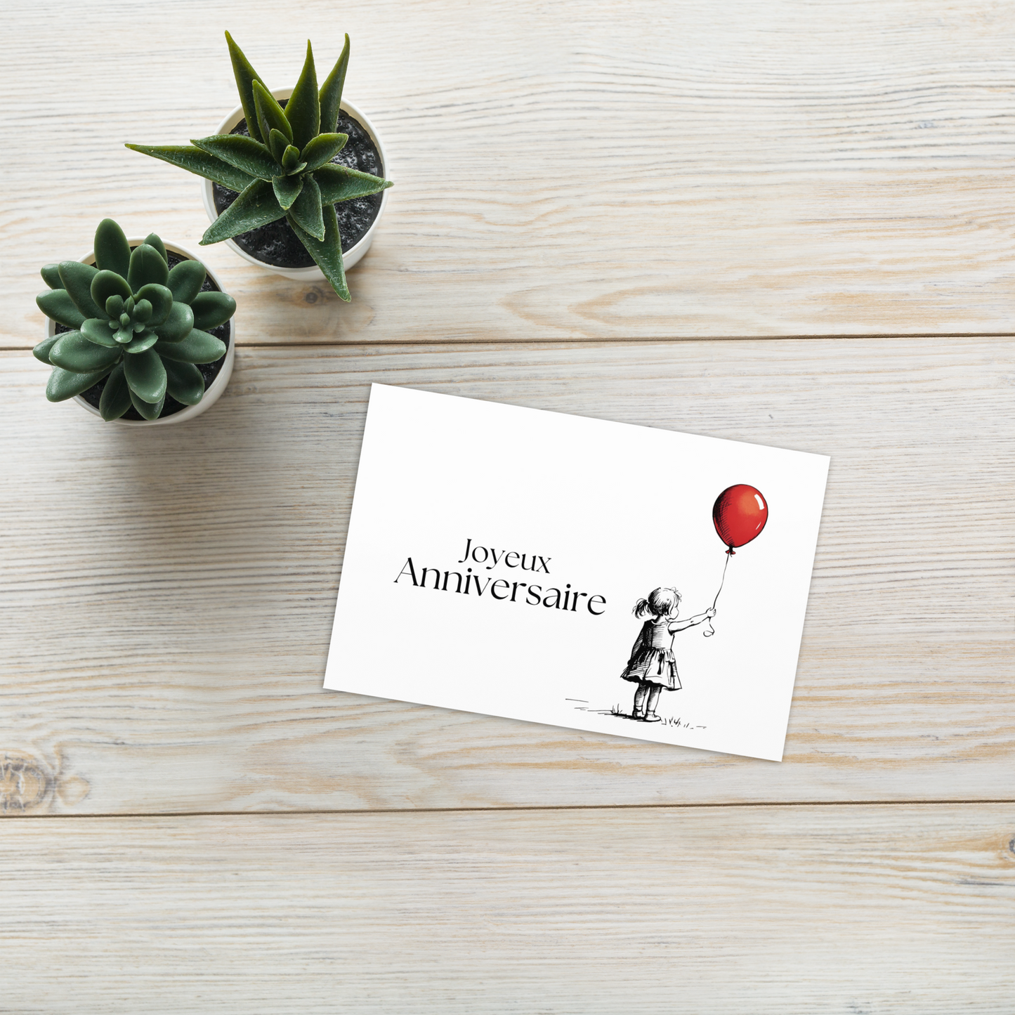 Joyeux anniversaire Greeting card