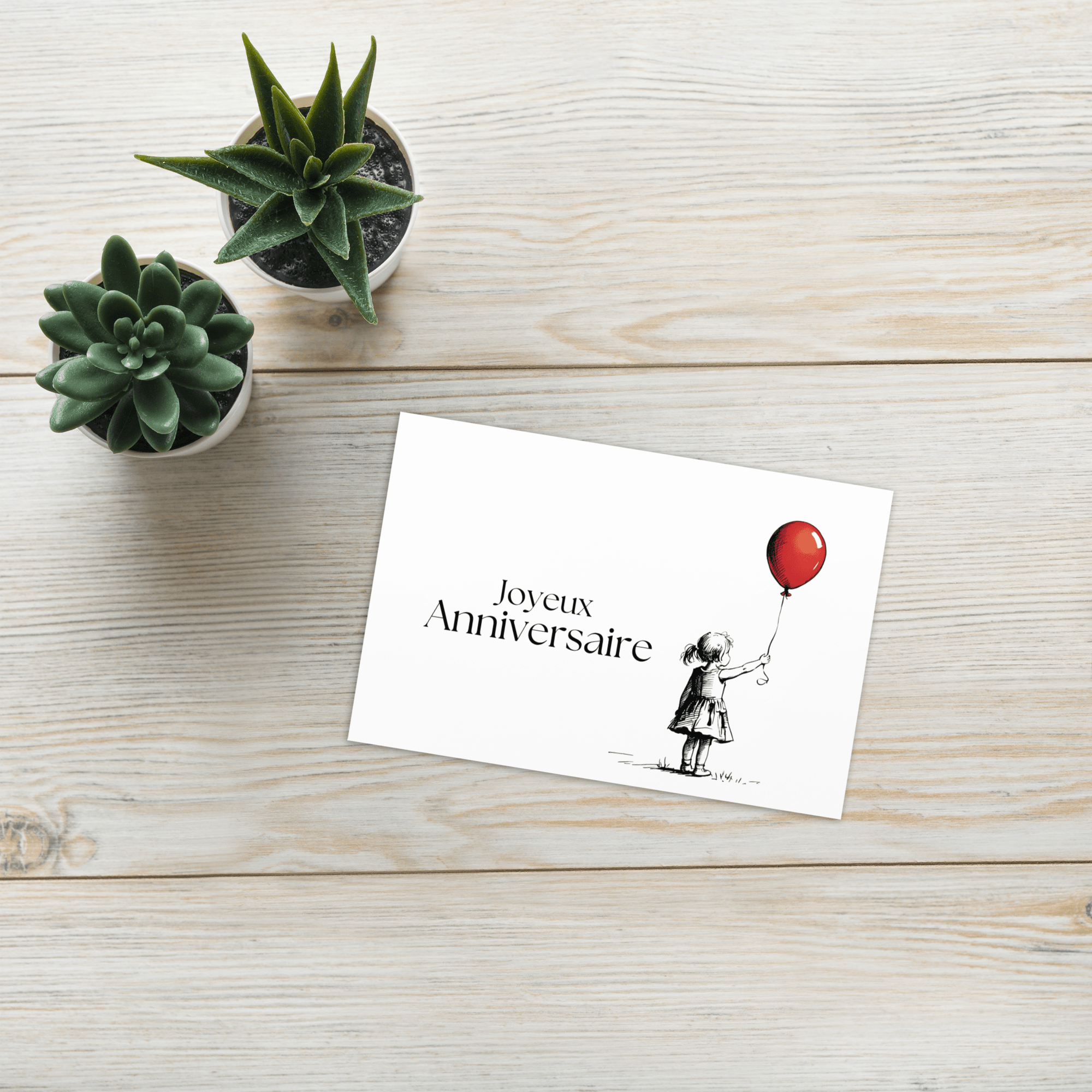 Joyeux anniversaire Greeting card