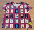 Michigan cities postage stamps Crop Tee- featuring Grand rapids, Marquette, Kalamazoo and more!