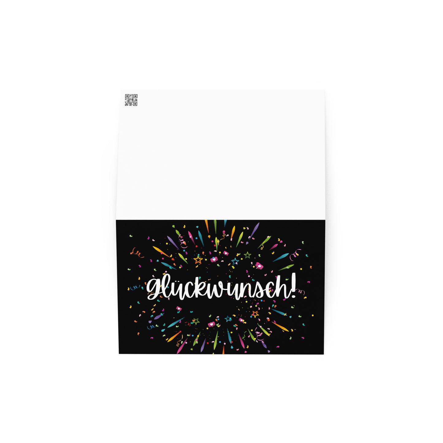 Glückwunsch Celebration Fireworks Greeting Card