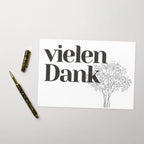 Vielen Dank German thank you Greeting card by La Vie Bien
