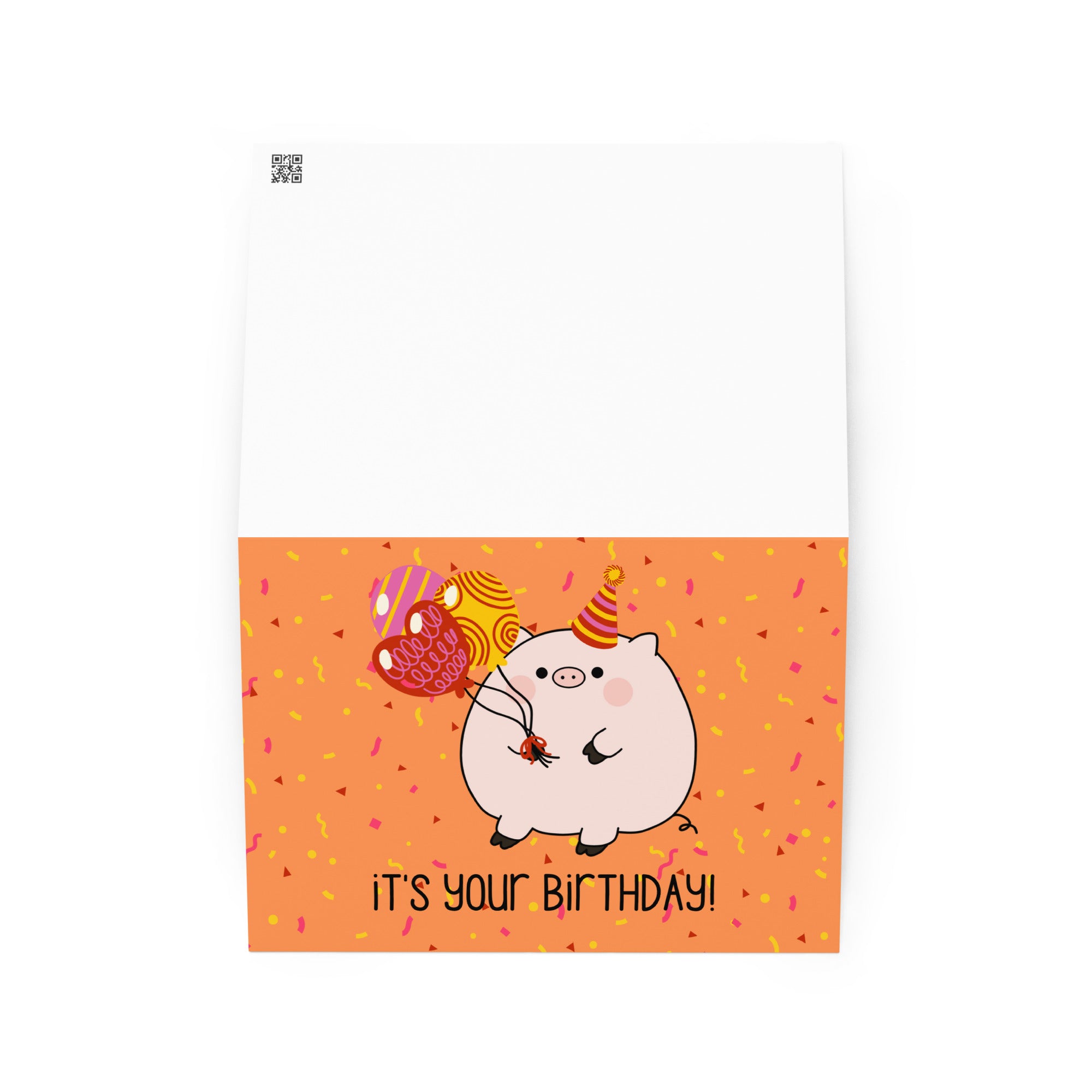 It's your birthday! Piggy Greeting card