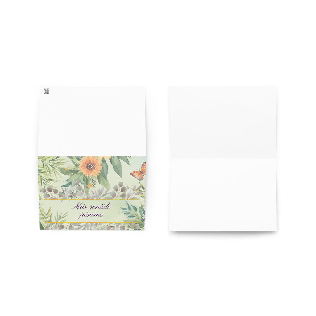 Más sentido pésame sympathy card