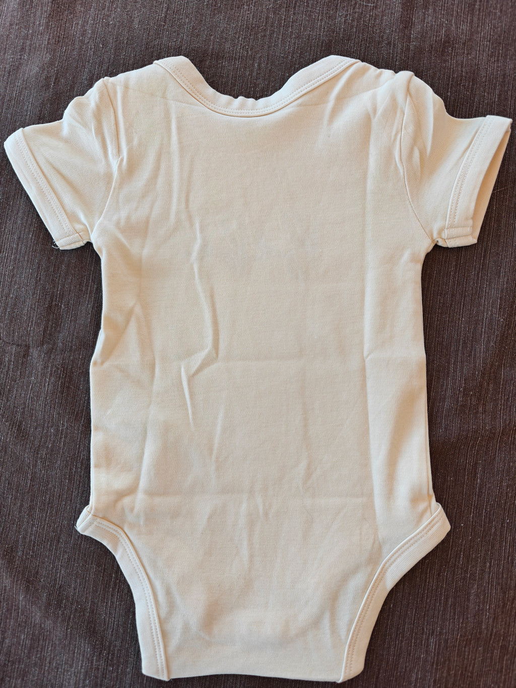 Bébé French embroidered Organic cotton baby one piece for francophone baby showers