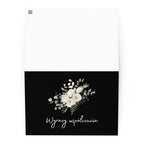 Wyrazy Współczucia Polish sympathy Greeting card by La Vie Bien