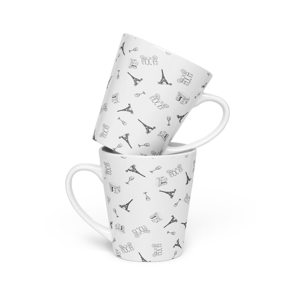 Parisian vibes Latte mug