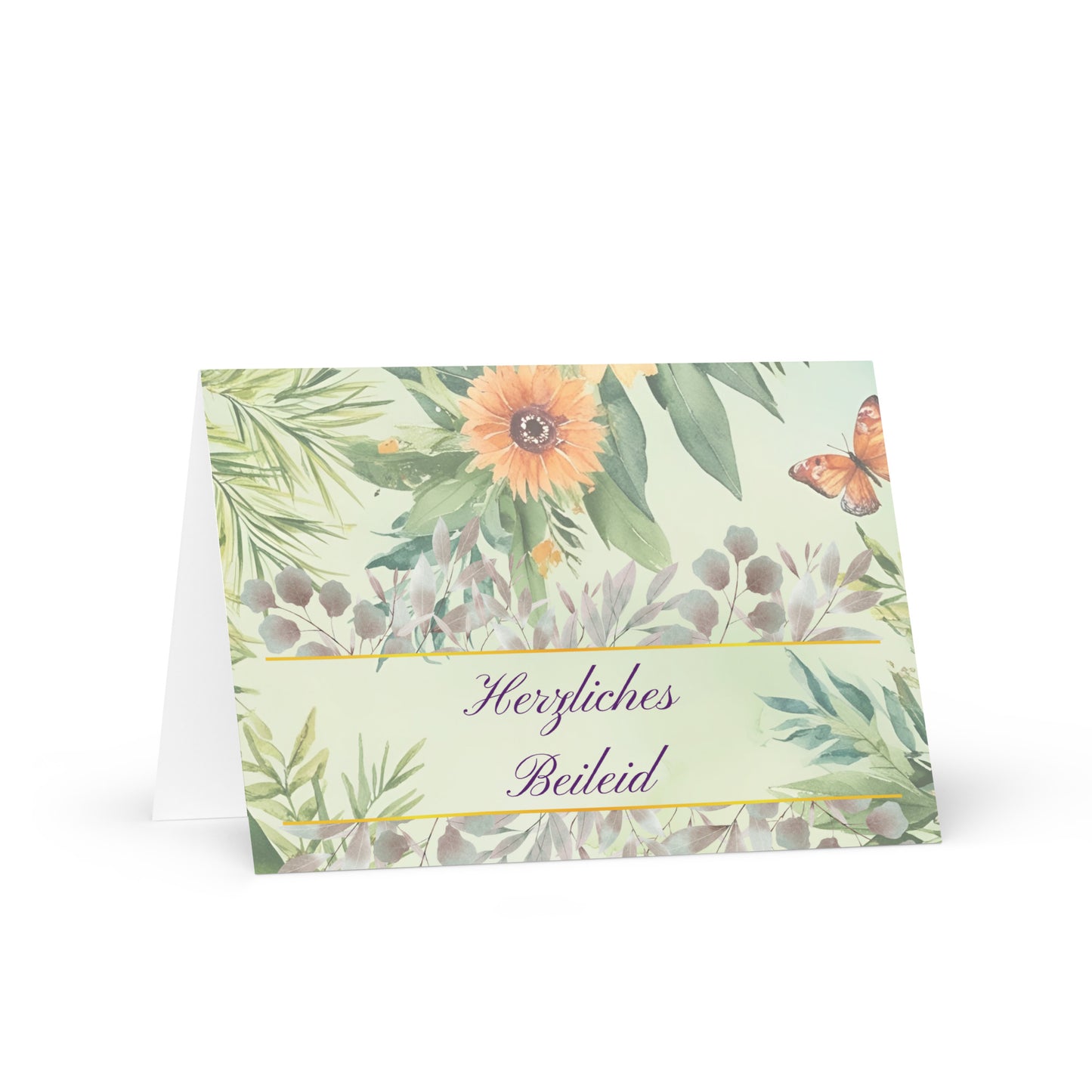 Herzliches Beileid sympathy card