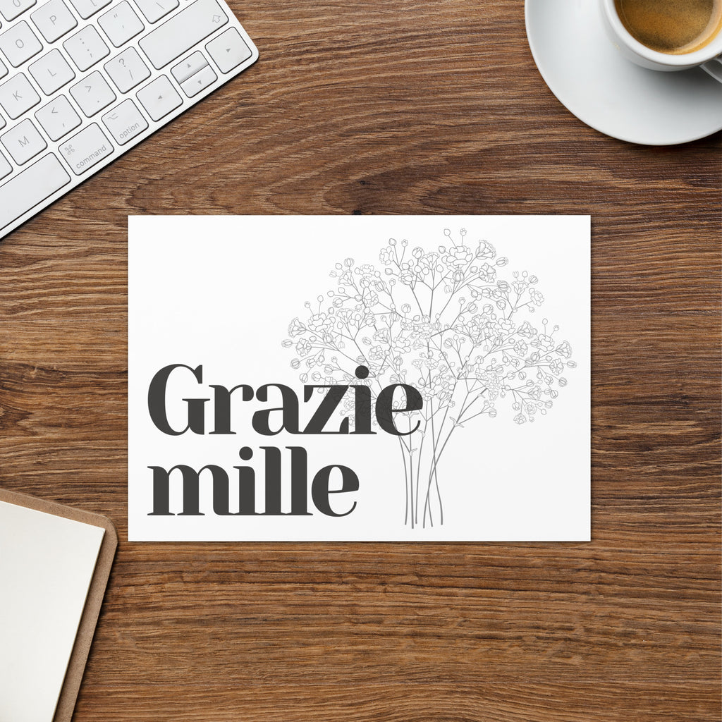 Grazie mille Greeting card