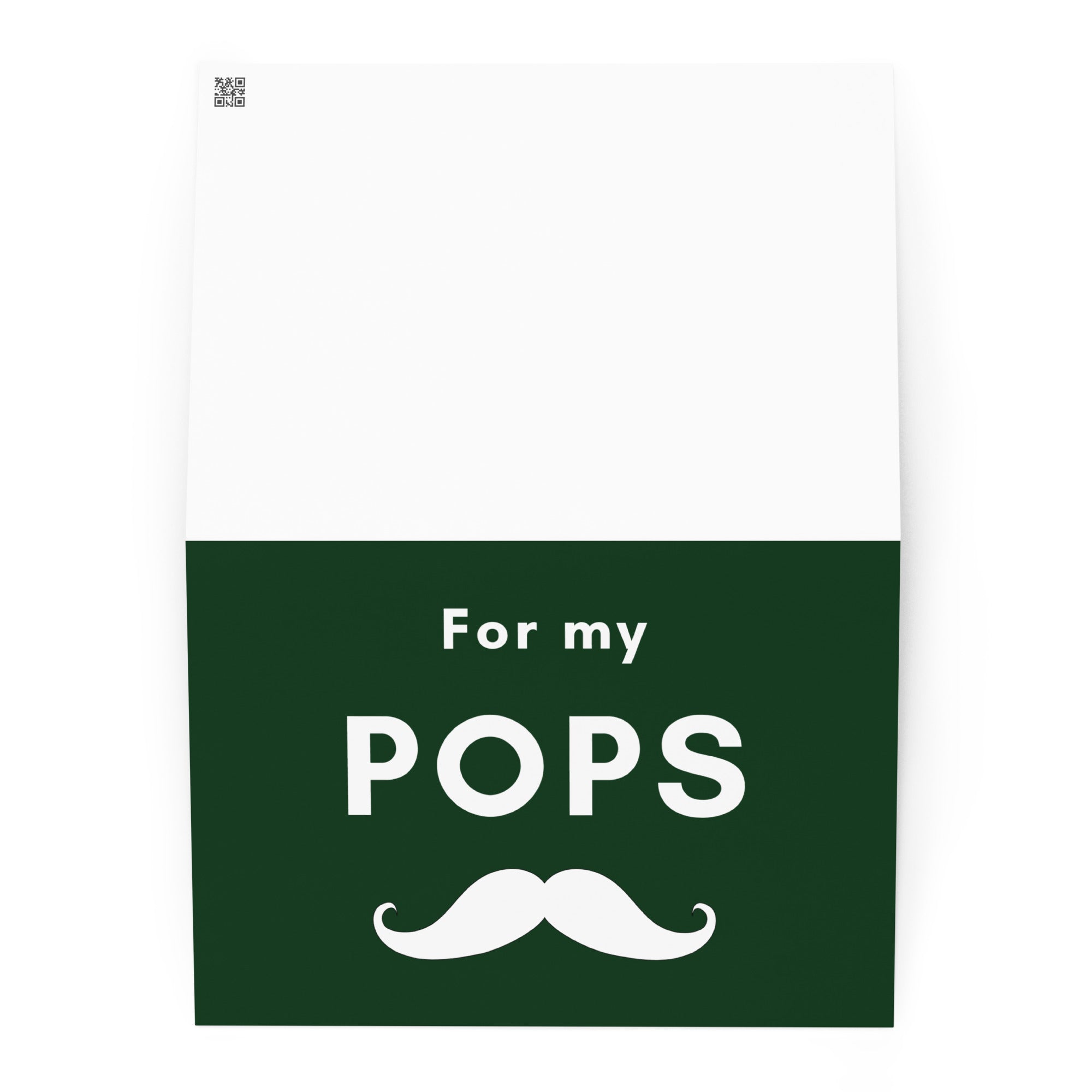 For my Pops Father's Day Greeting card, Birthday card