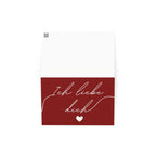 Ich liebe dich Greeting card by La Vie Bien