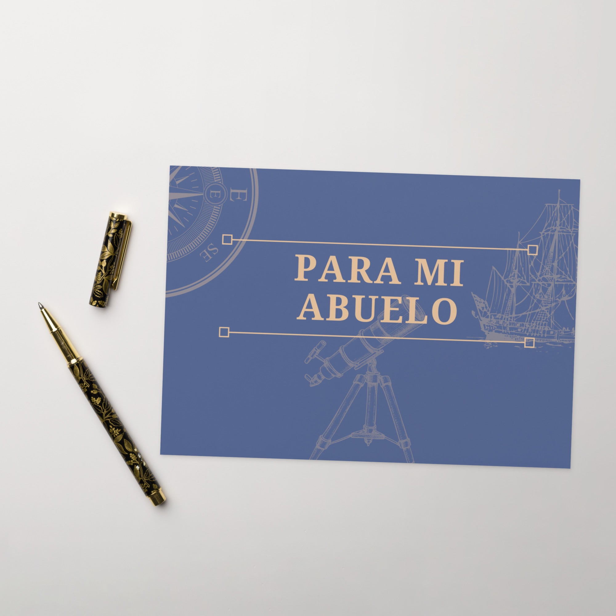 Para mi abuelo Greeting card