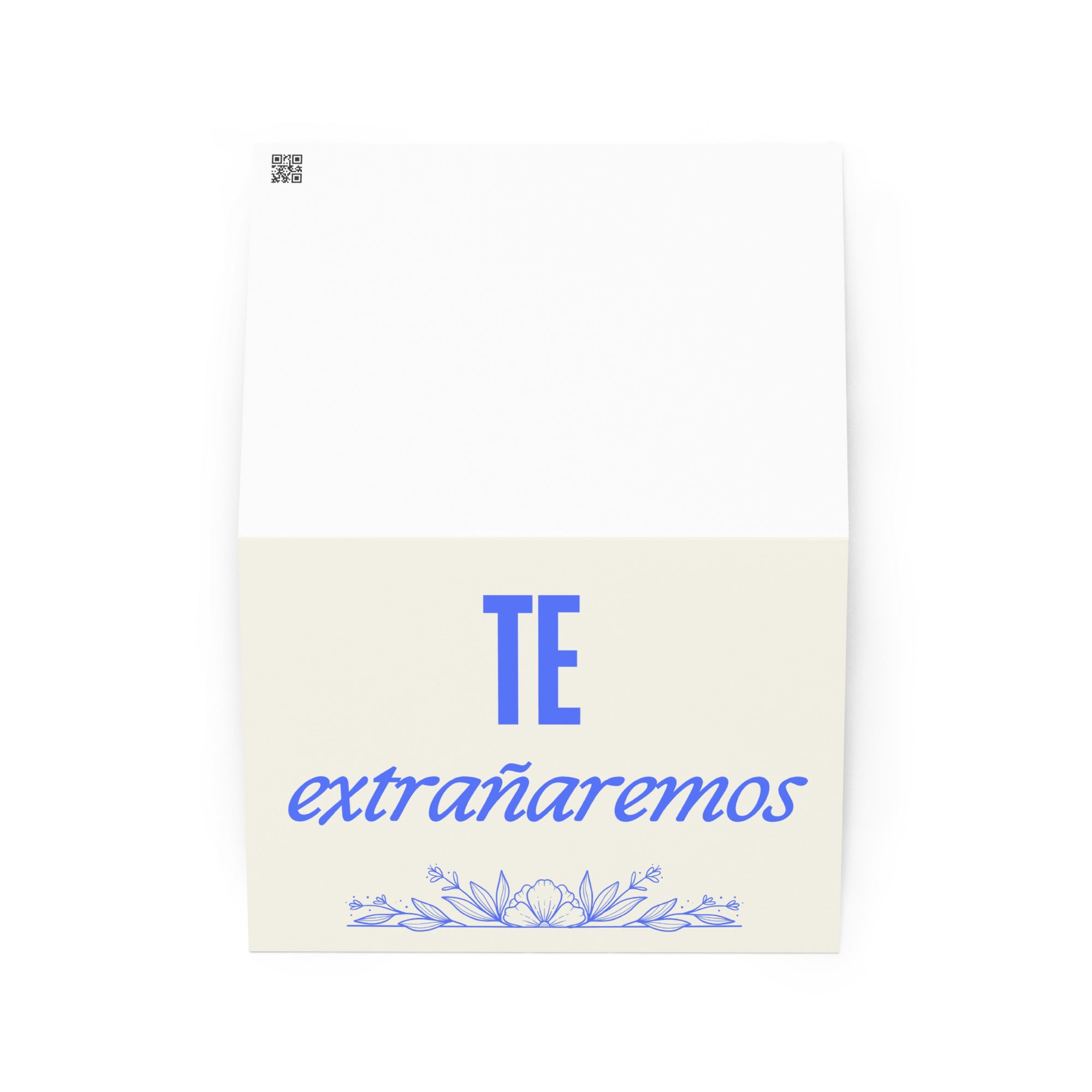 Te extrañaremos Greeting card