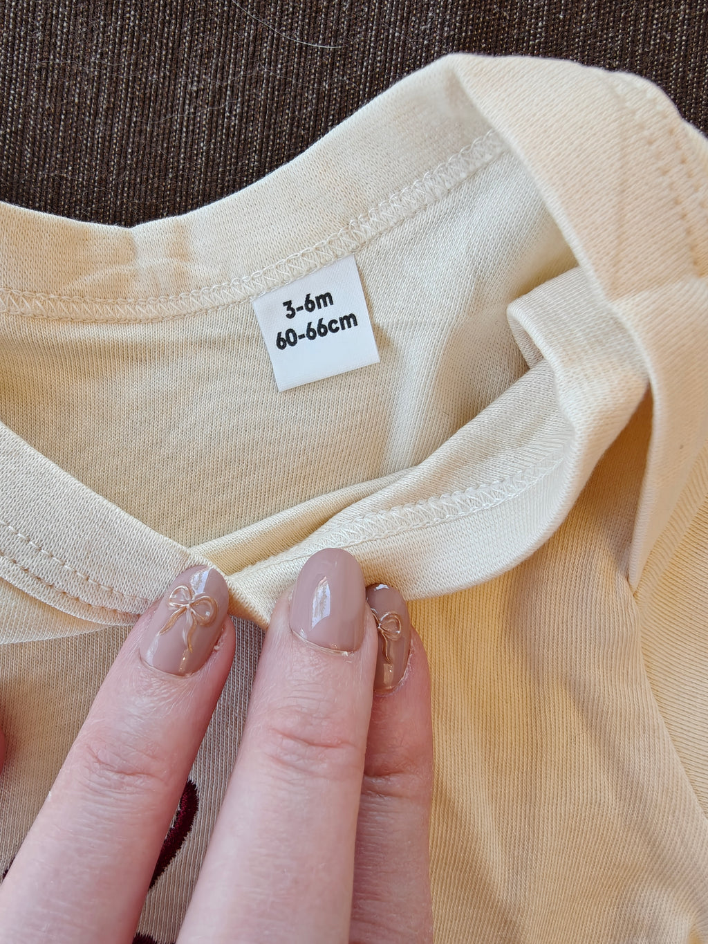 Bébé French embroidered Organic cotton baby one piece for francophone baby showers
