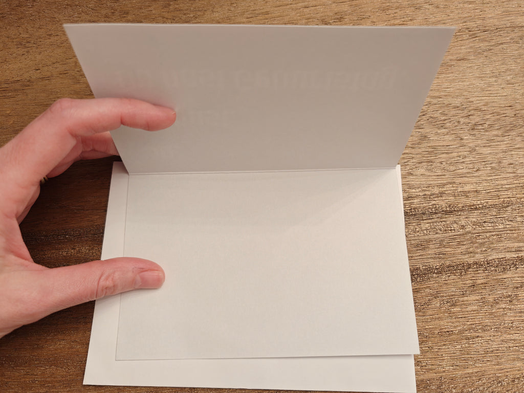 Du hast Geburtstag funny dry humor German birthday Greeting card, blank inside with envelope