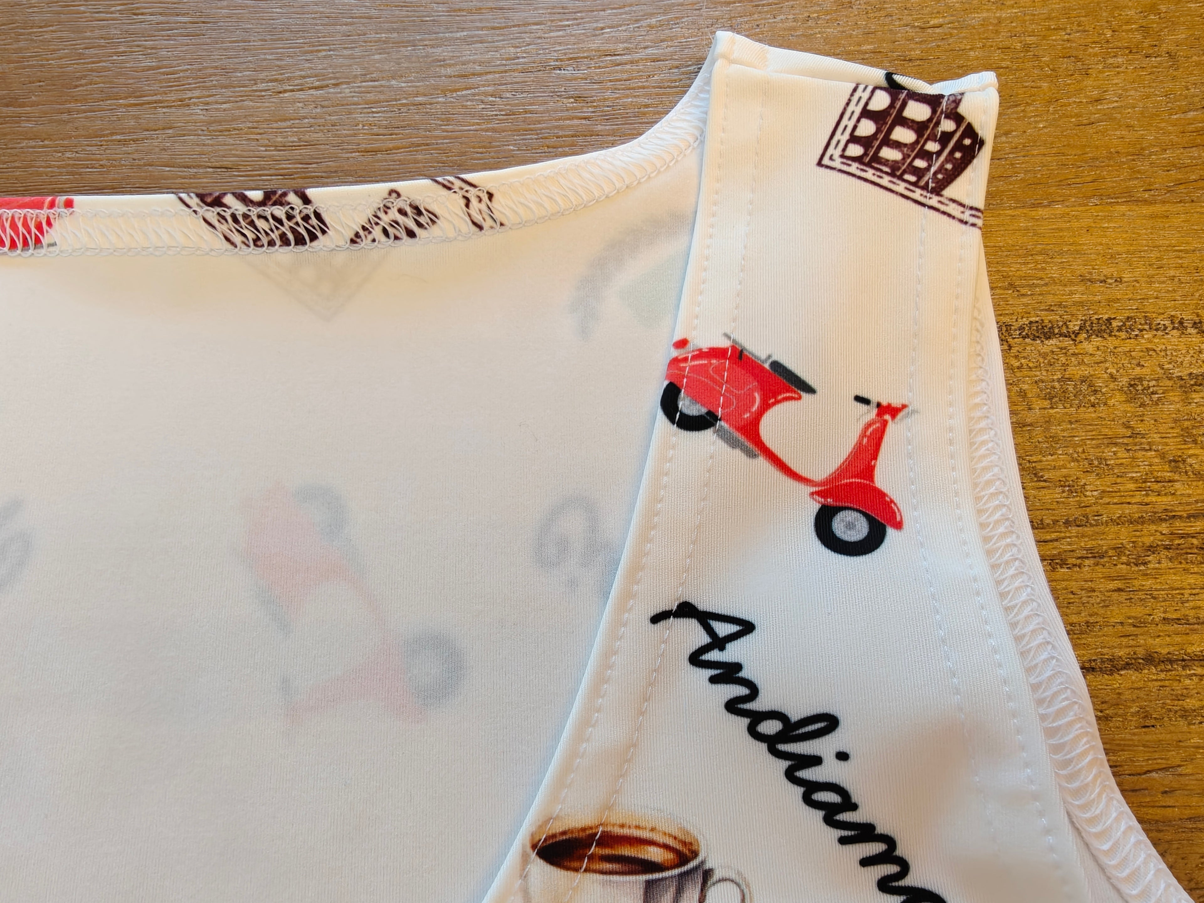Italian chic Bodycon dress - Italian flag, espresso cup, Italian phrases, electric scooter and Rome stamp