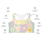 Pastel floral Sports bra by La Vie Bien