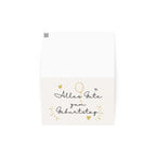 Alles gute zum Geburtstag gold balloon Greeting card by La Vie Bien