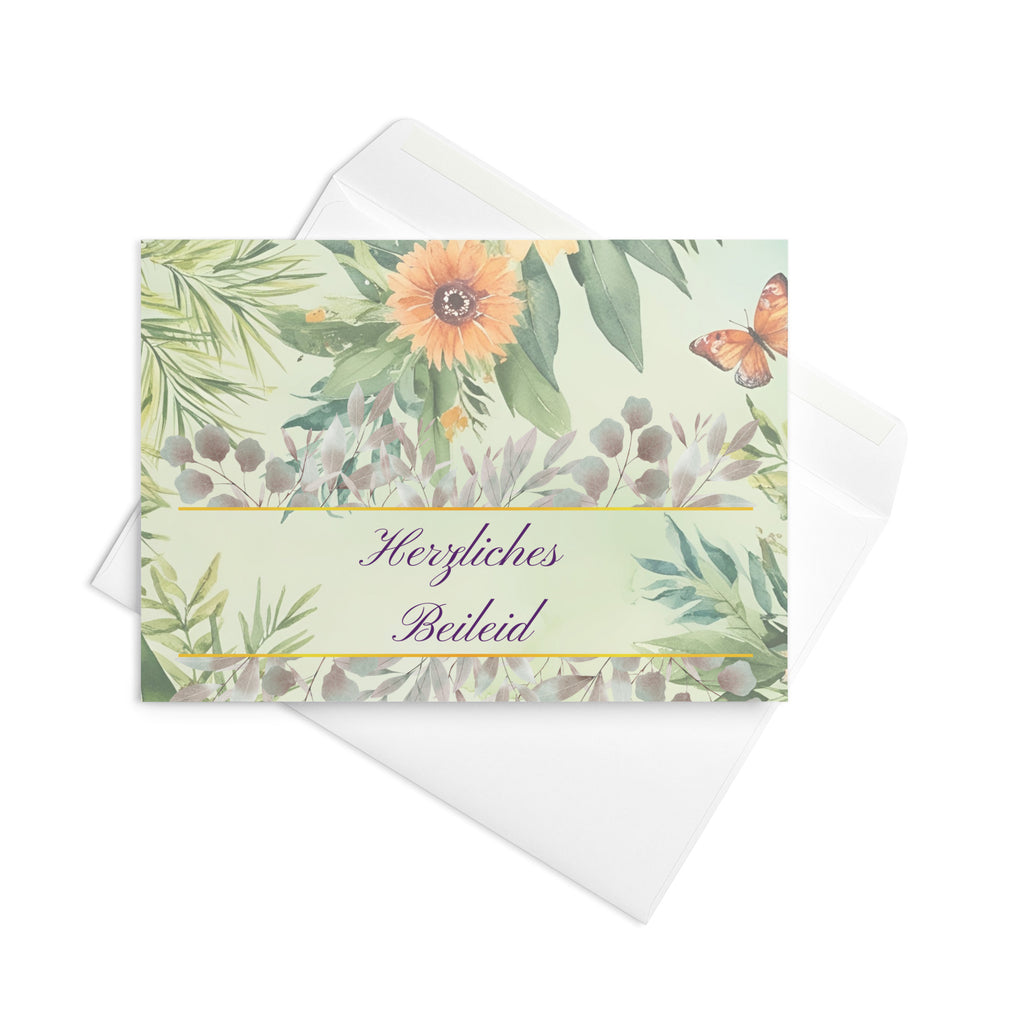 Herzliches Beileid sympathy card