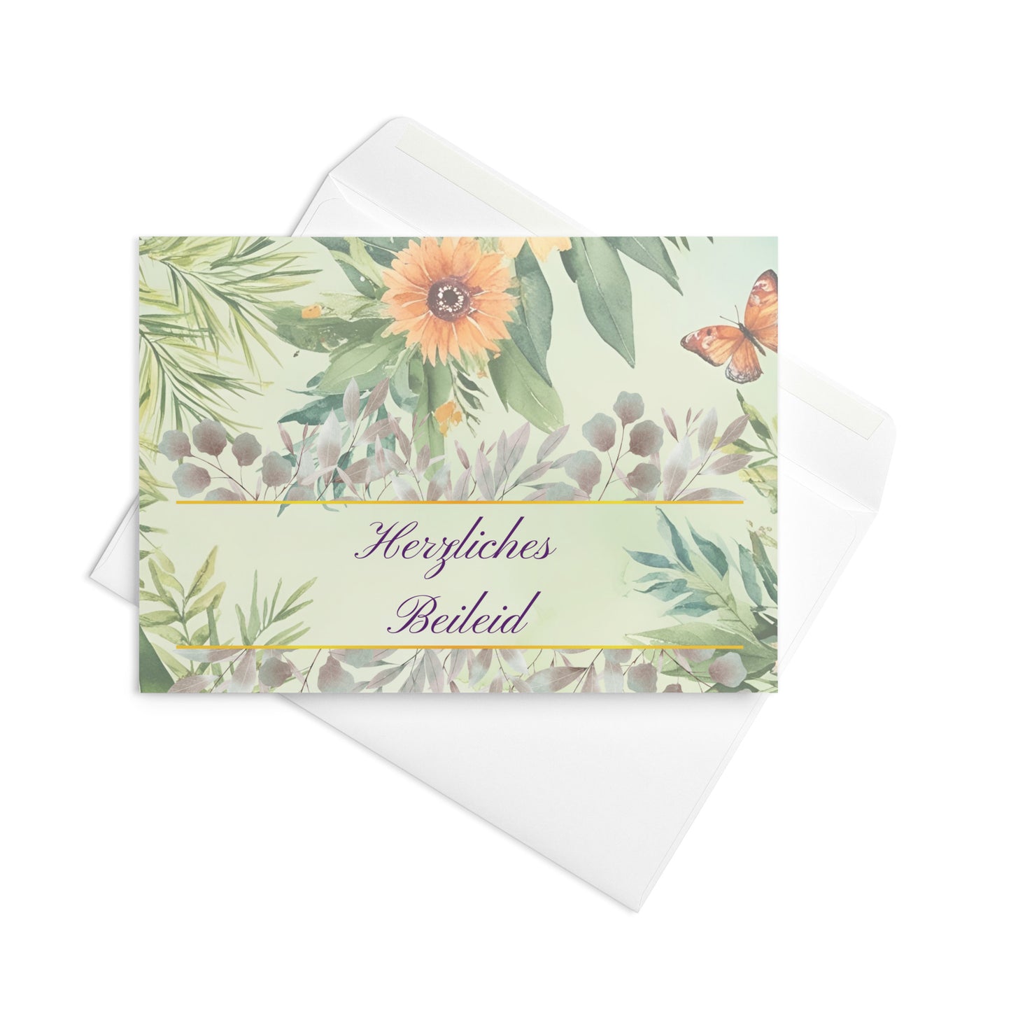 Herzliches Beileid sympathy card