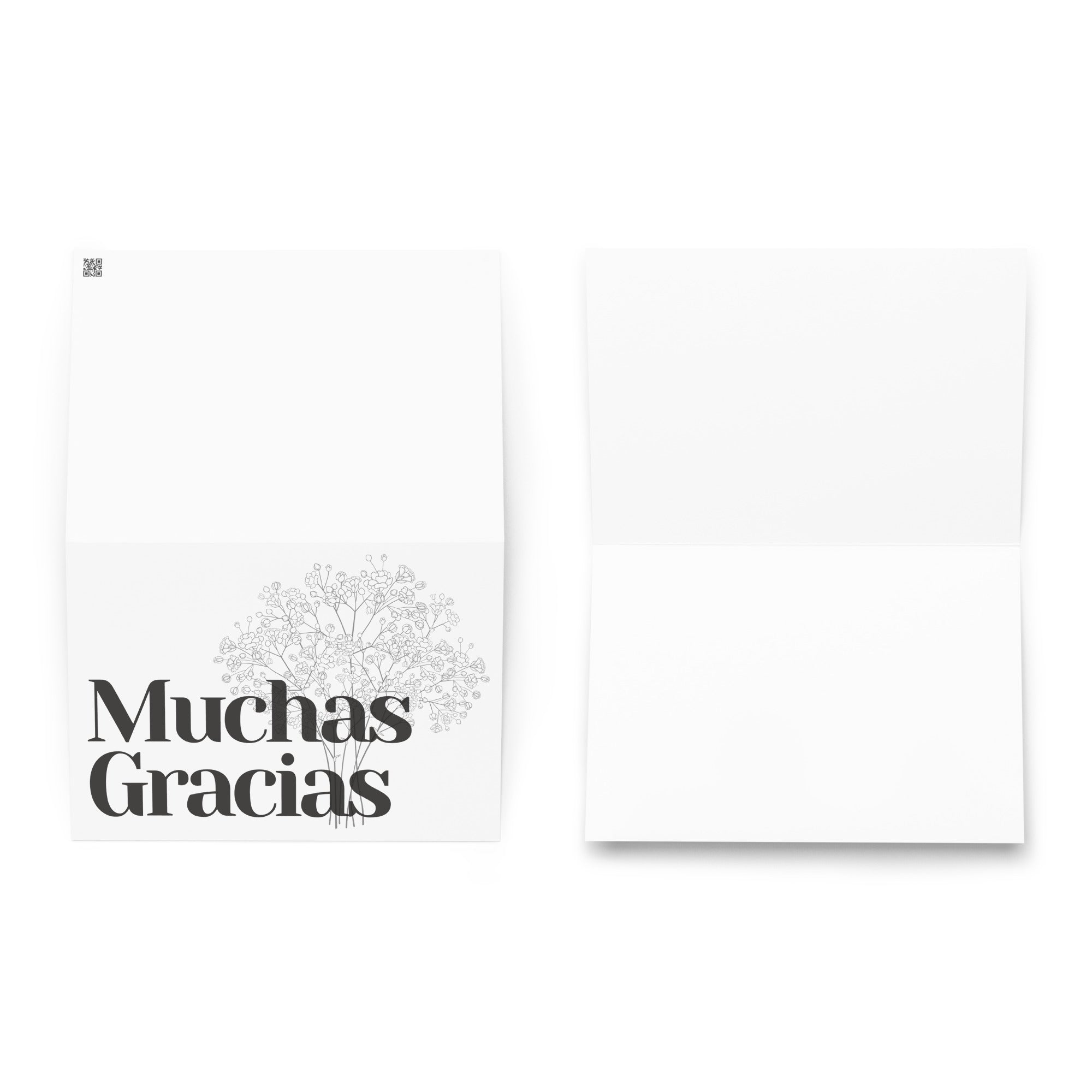 Muchas gracias Greeting card