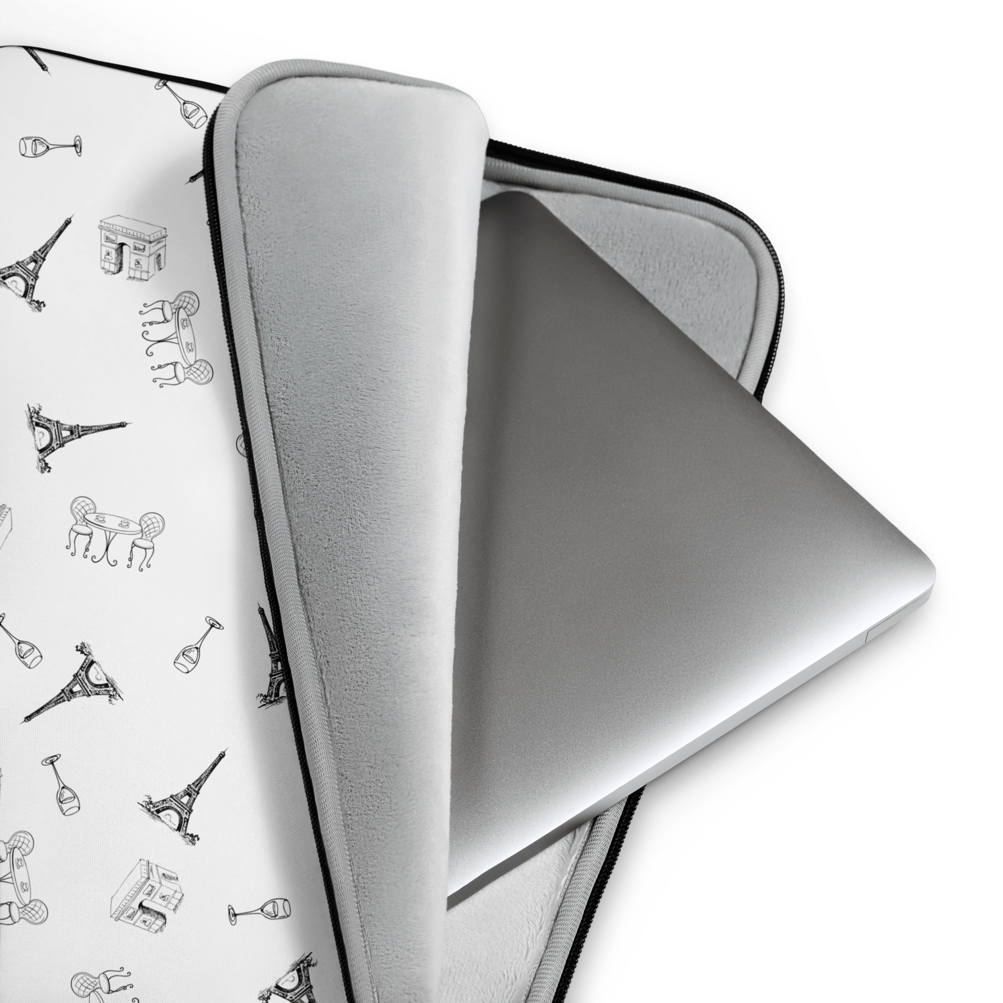 Paris chic Laptop Sleeve (13" or 15")