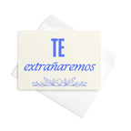 Te extrañaremos Greeting card by La Vie Bien