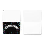 Félicitations confetti Greeting card by La Vie Bien