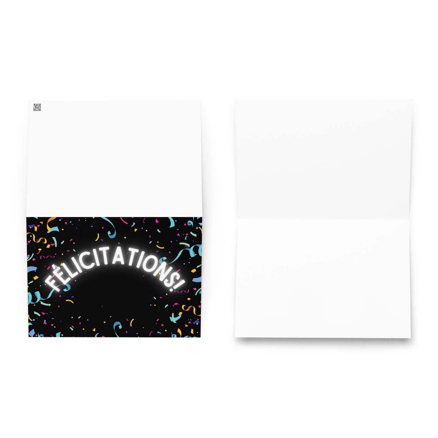 Félicitations confetti Greeting card