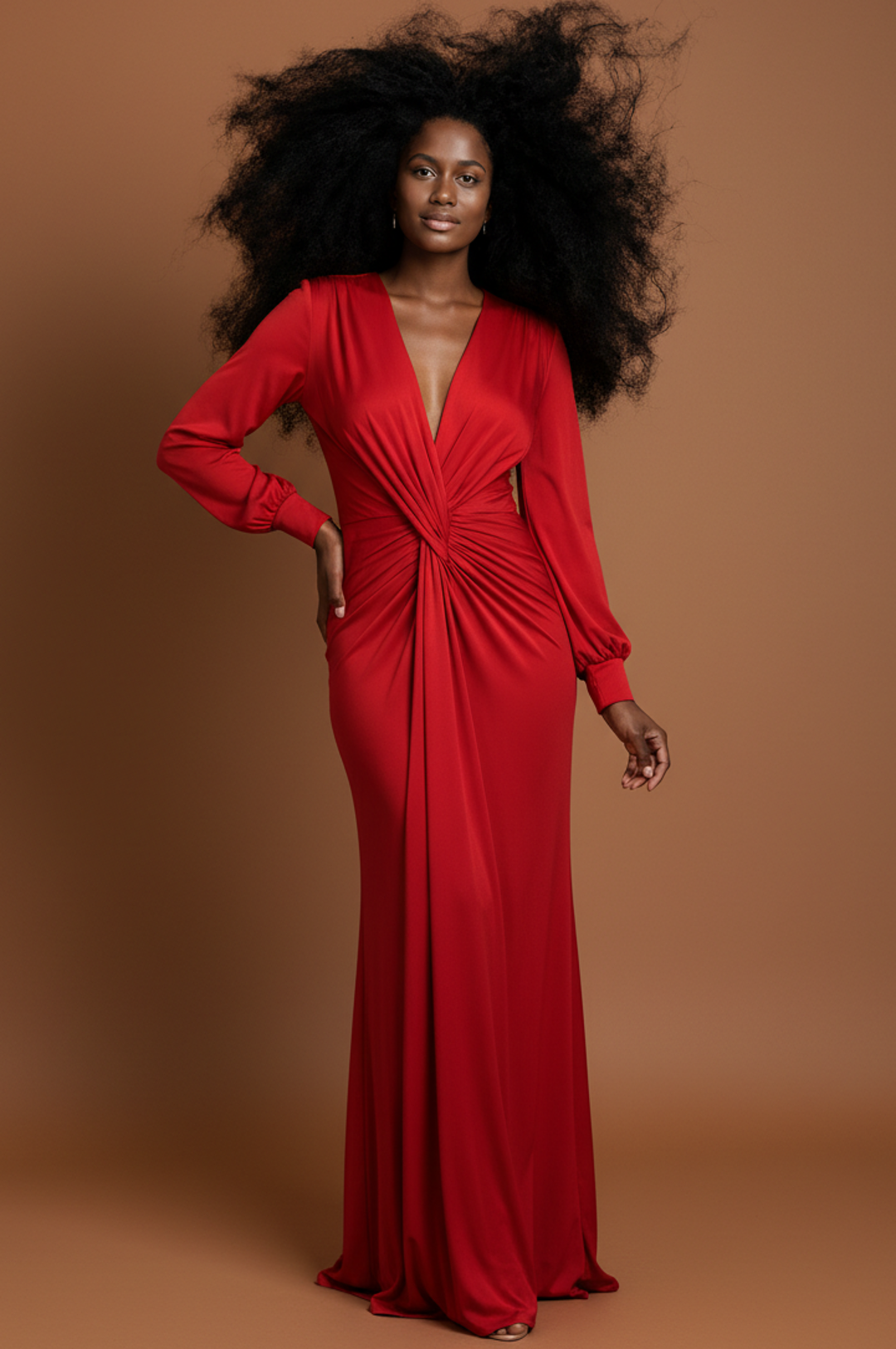 Really Red Long Dress